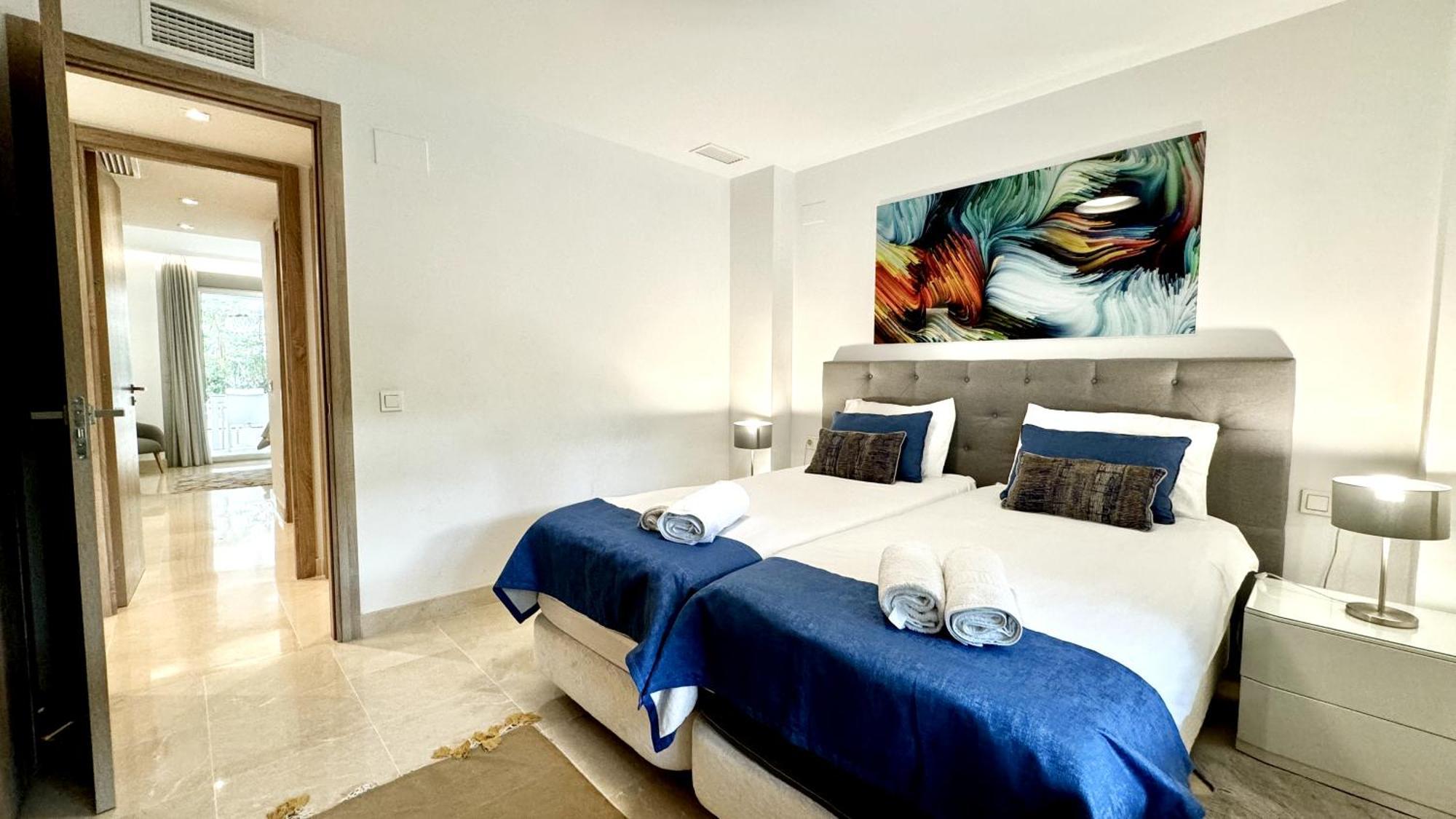 Modern Flat With Private Garden In Royal Banus Marbella