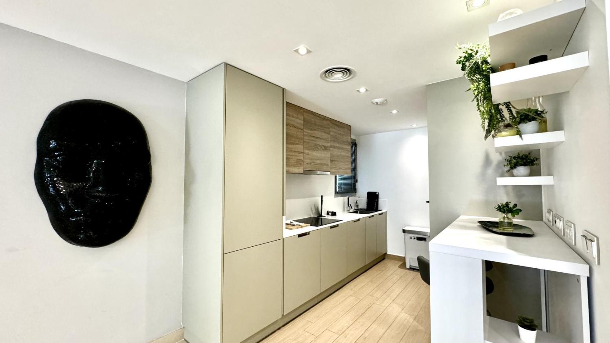 Modern Flat With Private Garden In Royal Banus Apartment