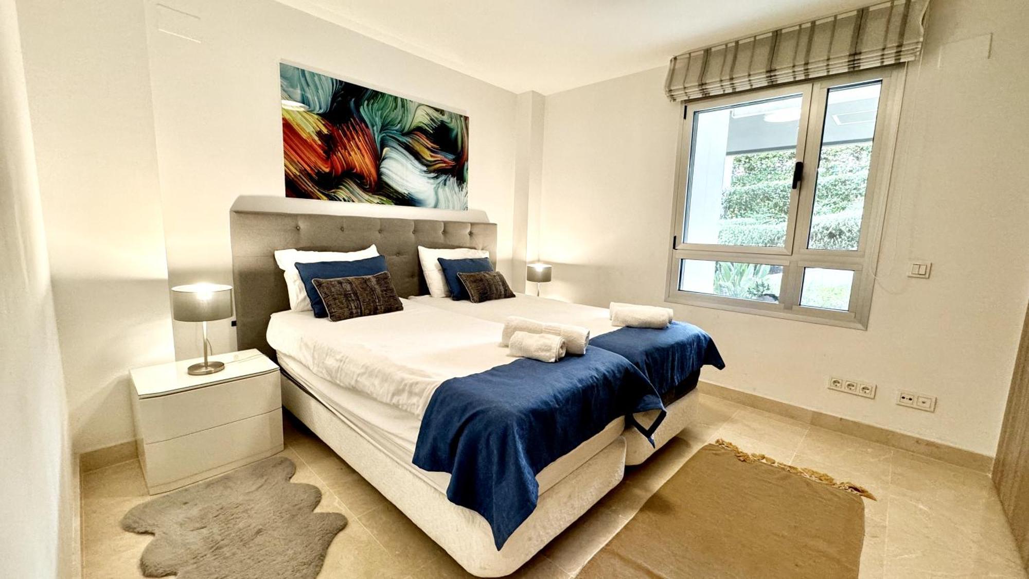 Modern Flat With Private Garden In Royal Banus Apartment Marbella