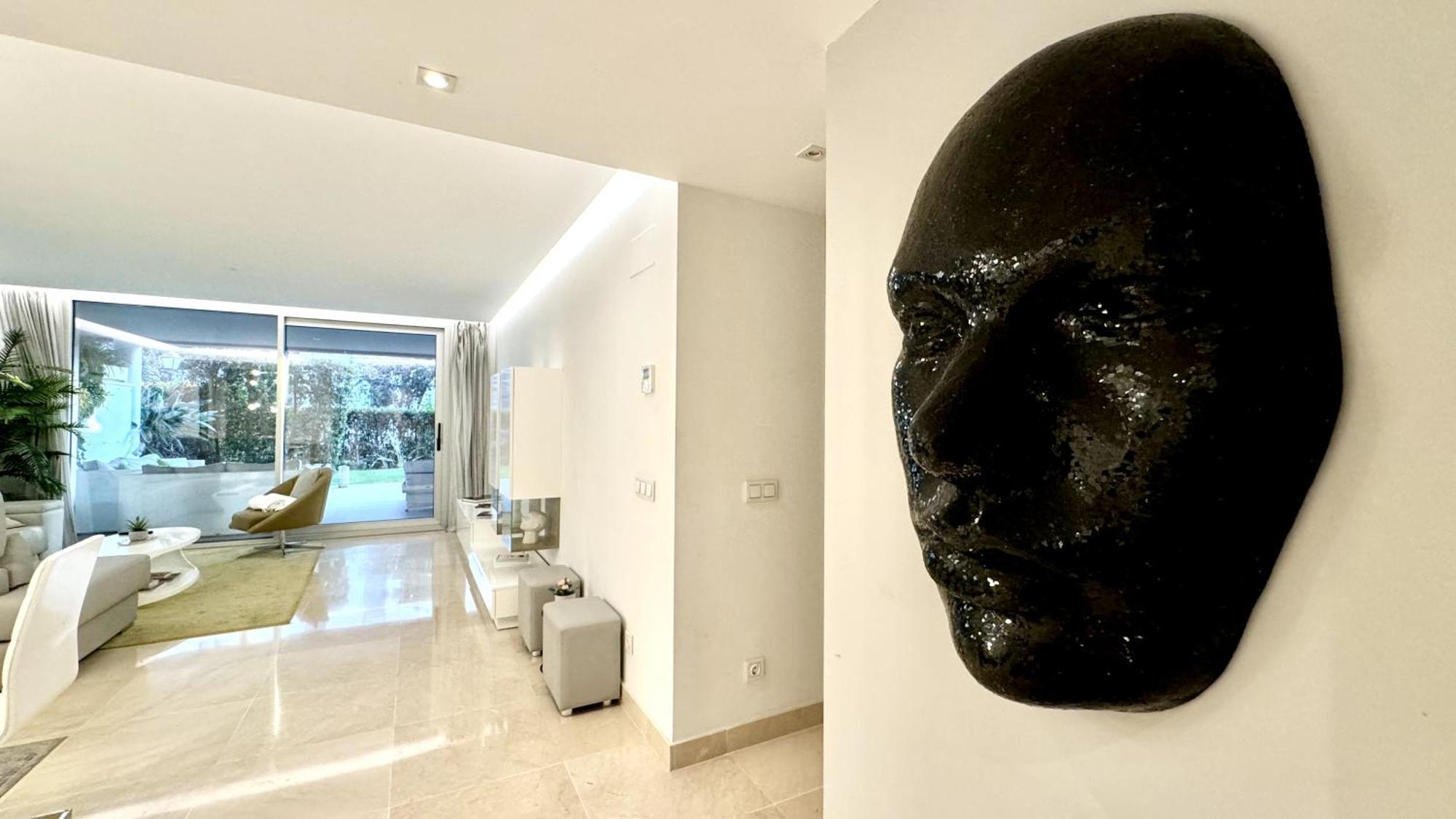 Modern Flat With Private Garden In Royal Banus Apartment Marbella